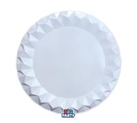 Big Party 6 Sottopiatti Diamant cm.32 Bianco