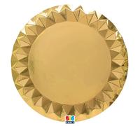 Big Party 6 Sottopiatti Diamant cm.32 Oro Metal