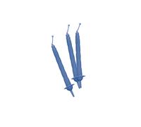 BIG PARTY - 70402. - Candeline con supporto - H 8 cm - celeste - Big Party - conf. 12 pezzi - 85977 - Conf. da 1 Pz.