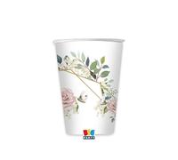 Big Party 8 bicchieri floral geometric