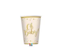 Big Party Bicchieri di carta Oh Baby 6pz 200 cc