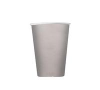 Big Party Bicchieri in Carta Biodegradabile Argento Metallizzato 25 Pezzi