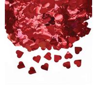 Big Party CORIANDOLI Foil Cuori Rossi SAGOMATI cm 3 CONF. da gr 50