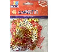 Big Party Decorazioni Tavolo Confetti Buon Natale - 15 g Coriandoli in Plastica Addobbi Tavola
