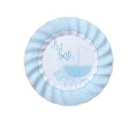 Big Party Piatti Carta It's a Boy D 20 Cm Cf 8 Pz Celeste