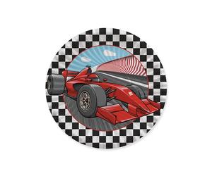 Big Party Piattini in Cartone D 18 Cm Formula 1 Party Rosso Nero Cf 8 Pz