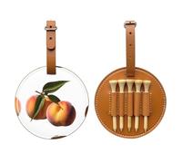 Big Peach Brown Golf Tee Storage Bag - Facile da trasportare e più efficiente nel giocare a golf