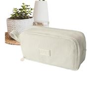 Big Pencil Case - Multi Pocket Organizer for Students Artists Teachers | Canvas Oxford Fabric with Zipper Compartments, Large Capacity Pen Marker Makeup Storage Bag for School Classroom Desk College