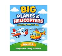 Big Planes & Helicopters: Simple Big Pictures for Toddlers Ages 2-4