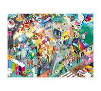 Giorno al Festival: puzzle musicale per adulti (1000 pezzi) riempito con 101 bande da trovare