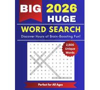 Big-Print Word Search for Adults: 100 Large-Print Puzzles with 2,500 Unique A-Z Words: Hand-Curated Puzzle Themes - Easy-Read Grids - Answer Key Included - Perfect Screen-Free Fun