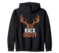 Big Rack Daddy - Cacciatore di Cervi all'aperto per Caccia Divertente Felpa con Cappuccio