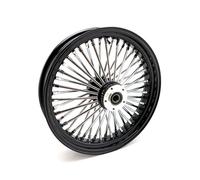 Big Raggi Ruota , Frontale, Df, Nero, 3,5x18 ", per Harley-Davidson con Tüv