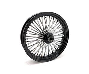 Big Raggi Ruota , Frontale, Sf, Nero, 3,5x18 ", per Harley-Davidson con Tüv