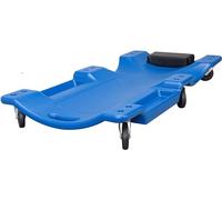 BIG RED ATRP6240UR Carrello Meccanico in plastica Stampata a soffiaggio per Garage/Officina: 101,6 cm, con poggiatesta Imbottito e 6 Ruote, 158,8 kg, Blu