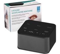 Big Red Rooster Sound Machine con 6 suoni del sonno, macchina portatile per la privacy dell'ufficio e per adulti che dormono - compatta per viaggi o casa - Opzioni doppia alimentazione - nero