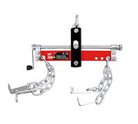 BIG RED T32100 Torin, Paranco per Motore, Accessorio per Gru da Officina: livellatore Motore a 3 Posizioni in Acciaio con Manico Regolabile, Portata 680 kg, Colore: Rosso