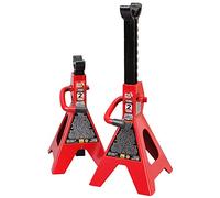 BIG RED T43202 Torin Heavy Duty Steel Jack Stand: 3 tonnellate (2,7 kg) Supporto di Sollevamento Auto, 1 Paio (Non Adatto per SUV, Camion)