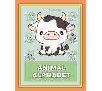 Big & Simple Animal Alphabet: Educational Children's Coloring and Tracing Book with Animals and Letters of the Alphabet