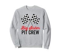 Big Sister Pit Crew - Costume da Squadra per Feste da Corsa Felpa
