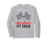 Big Sister Pit Crew - Costume da Squadra per Feste da Corsa Maglia a Manica