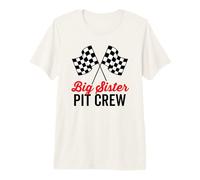 Big Sister Pit Crew - Costume da Squadra per Feste da Corsa Maglietta Premium