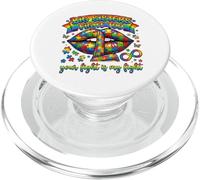 Big Sisters Fight Too Autism Awareness Puzzle Labbra PopSockets PopGrip per MagSafe