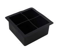 Big Size Grande del cubo di ghiaccio Piazza del vassoio della muffa della muffa Bar Cucina Accessori 9.2 * 9.2 * 4,8 centimetri 4 Lattice DUOER (Colore : 4 holes)