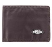 Big Skinny l-Fold Passcase Slim in Pelle, può Contenere Fino a 30 Carte, Marrone