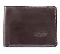 Big Skinny Passcase - Portafoglio Sottile da Uomo, in Pelle, con Apertura a L, per Contenere Fino a 30 Carte, Colore: Marrone