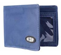 Big Skinny - Portafoglio compatto da uomo, con apertura a due pieghe, per contenere fino a 20 carte, colore: blu navy