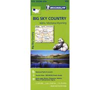 Big sky country. Idaho, Montana, Wyoming 1:1.267.200: Map
