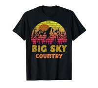 Big Sky Country Montana Treasure State L'Ultimo Posto Migliore Maglietta