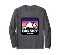 Big Sky Montana Sci Snowboard Sci Famiglia Maglia a Manica