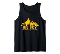 Big Sky Montana USA Stazione sciistica Souvenir di sci alpino Canotta