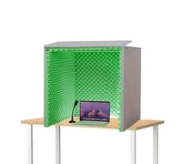 Big Space Desktop Soundproof Cover, Self Made Sound Booth Box, Vocal Absorbing Shield, Microphone Isolation Shield, Private Space, Portable Vocal Booth Box Isolation Room Soundproof Booth