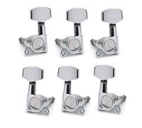 Big Square Sigillato Guitar Tuning Pegs Keys Sintonizzatori Machine Teste Per Chitarra Elettrica Nero/Gold/Chrome Accordatura chitarra (Color : Chrome 3R3L)