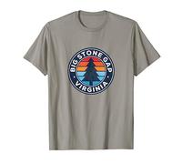 Big Stone Gap Virginia VA Vintage Graphic Retro anni '70 Maglietta