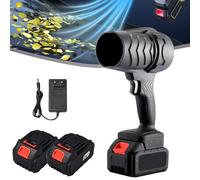 Big Storm - Ventilatore elettrico a turbina, senza fili, 35000r/min, soffiatore portatile per foglie violento senza fili, per casa, giardino, officina e industriale