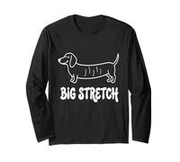 Big Stretch - Divertente Amante dei Cani Maglia a Manica