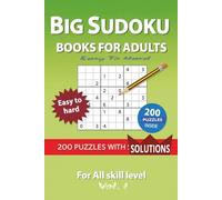 Big Sudoku books for adults Easy to Hard: 6x9 Handy Size 9x9 Grid Large Print Perfect for All Skill Levels 2 puzzles per page