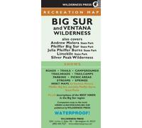 Big Sur and Ventana Wilderness Recreation Map (Map) Wilderness Maps