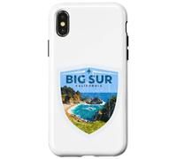 Big Sur - Northern California Vintage Logo Graphic Custodia per iPhone X/XS