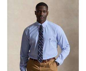 Big & Tall Taglie Plus - Camicia in popeline stretch a righe BIG 5X Blue