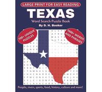 Big Texas Word Search Book: Large 20pt Print For Easy Reading | 100+ Large Print Puzzles Celebrating the Lone Star State - Cities, History, Culture, ... and Phrases | For Adults, Seniors, and Teens