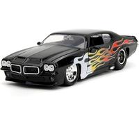 Big Time Muscle 1:24 1971 Pontiac GTO Die-Cast Car, Toys for Kids and Adults(Bla