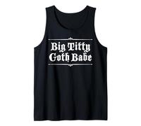 Big Titty Goth Babe Design Gotico Originale Canotta