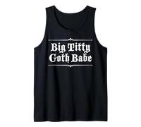 Big Titty Goth Babe Design Gotico Originale Canotta