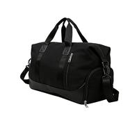 Big Travel Bag | 35L Shoulder Sling Pack | con custodia impermeabile Compartment Shoe Rack Training Gym Bag | for Women Teen Girls Travel Yoga Fitness Swimming Daily, Nero , Siehe Beschreibung, Vedi