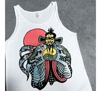 Big Trouble IN Little China Fu Uomo Chu Jack Burton Gilet da Uomo Film Top Rétro